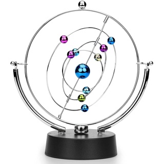 Rfeeuubft Kinetische Kunst Asteroid - Elektrischnisches Perpetuum Mobile Schreibtischspielzeug Heim Dekoration