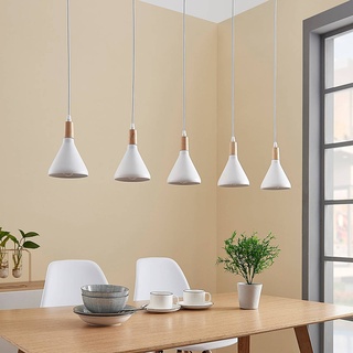 LINDBY Pendelleuchte Arina, 5xE14/4,5W/230V