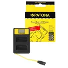 PATONA Smart Dual LCD USB Ladegerät f. Nikon EN-EL14 ENEL14