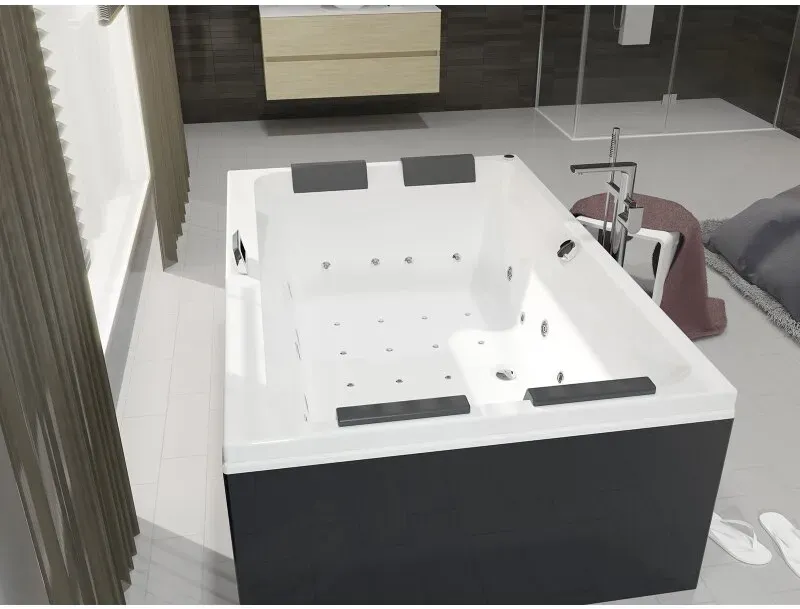 Riho Thermae Olivia 180x120cm, Whirlpool rechteckig