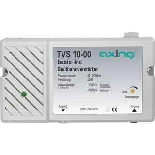 Axing TVS 10 Mehrbereichsverstärker BK, DVB-T 22 dB