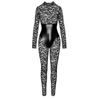 Noir Handmade Bodystocking-Ouvert Bodystocking-Ouvert in schwarz - 2XL schwarz 2XL