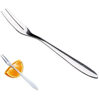 WEITING Cocktailgabeln | Vorspeisengabel andicken,2 Zinken Edelstahl Silber Vorspeise Kuchen Obstgabeln Set Verkostung Dessertgabeln Küchenzubehör Hochzeitsfeier