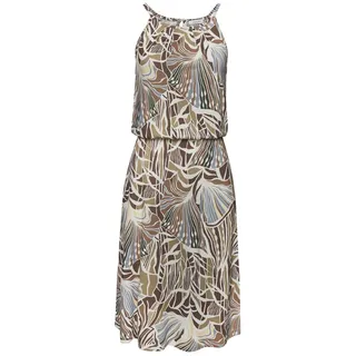 LASCANA Jerseykleid Sommerkleid Mehrfarbig 42