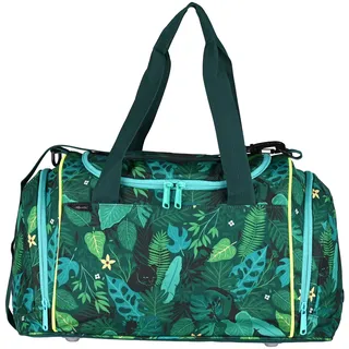 McNeill Sporttasche Tropic für Jungs und Mädchen – Sport- und Freizeittasche für Pflanzenliebhaber & Abenteurer – Coole Schwimmtasche – Sportbeutel mit Nassfach und Dschungelmotiven