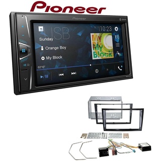 None Pioneer Autoradio Bluetooth Touchscreen für Opel Astra H piano black inkl Canbus