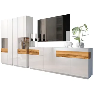 OTTO home Trendmanufaktur "SILKE", weiß Hochglanz/votaneichefarben (35731855)