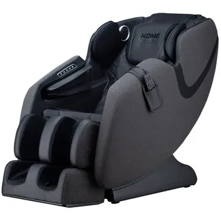 Home Deluxe Massagesessel MARINO mit Premium Webstoffpolsterung Anthrazit - 135,4 x 73,5 x 103 cm | 6 Massageprogramme, mit Textilpolsterung, Zero-Gravity