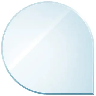 raik B40008 Kamin Glasplatte Tropfen inkl. Facette
