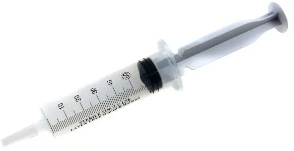 Romed Blasenspritze Wundspritze 50/60 ml, 3-teilig, mit Luer-Ansatz 1 Stück / 50/60 ml