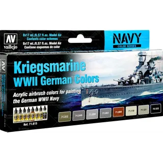 Vallejo Farb-Set, Kriegsmarine WWII