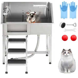 GarveeMore Badewanne Hundebadewanne Katzenbadewanne Tragbare Hundewaschstation