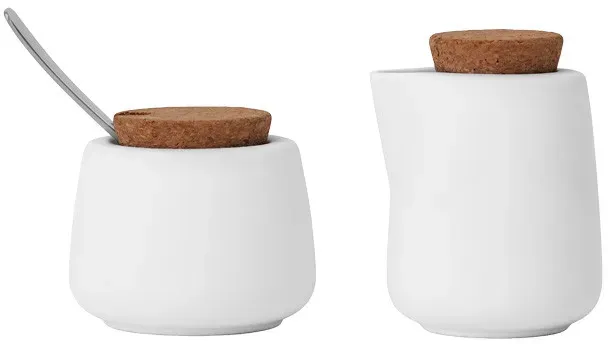 Viva Scandinavia Porzellan Milch und Zucker Set NICOLA - weiß