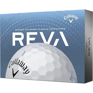 Callaway REVA Damen Golfball 12er weiss