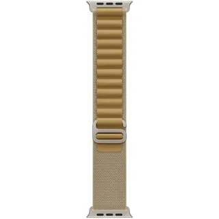 Apple Watch Alpine Loop Armband für Watch Ultra 49mm Mandel / Titan natur (M)