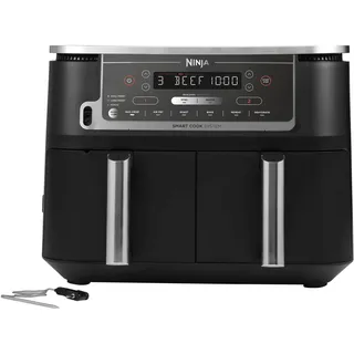 Ninja Foodi MAX Dual Zone AF451EU 9,5 l  mit digitalem Bratenthermometer schwarz