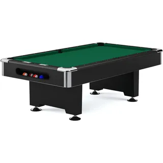 Automaten Hoffmann Billardtisch Club Pro III", EuroSpeed, Grün, 8 ft (Spielfeld 224x112 cm)