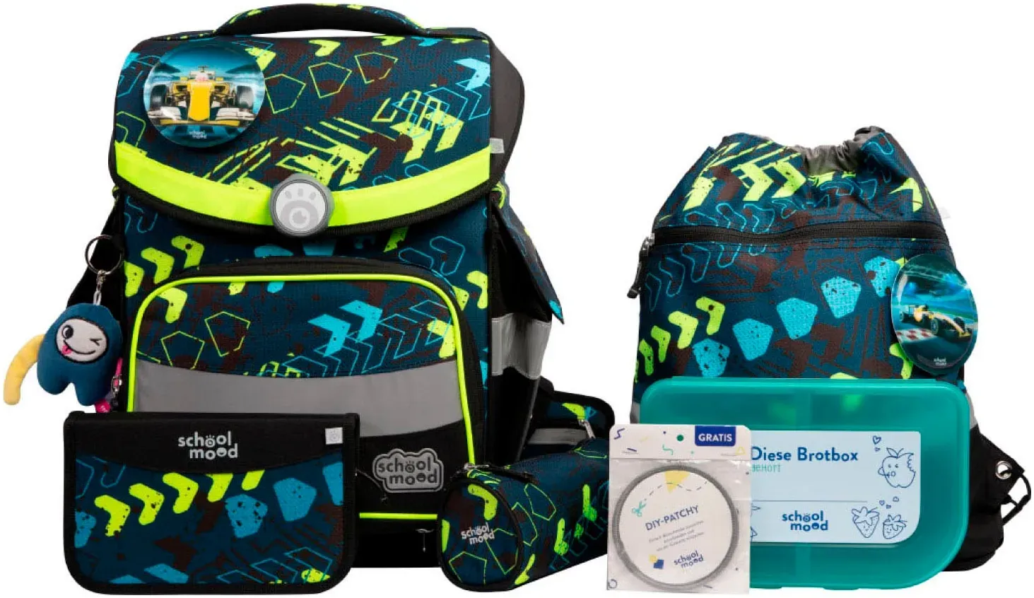 School-Mood Timeless Pro Schultaschen-Set 7-tlg.