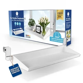 frischluft fensterbrett Fensterbank flexibel 55–86 cm für Fensterbreite 65–107 cm bis 5 kg
