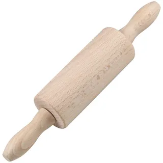 Zenker Teigrolle Mini – Hochwertige Backrolle aus Buchenholz, 230x45x45 mm, Perfekt für Backliebhaber, 2 Jahre Garantie, Holz