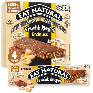 EAT NATURAL Frucht Riegel 4er Erdnuss (4x 30g)