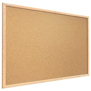 ALLboards Pinnwand mit Naturholzrahmen 30x40cm
