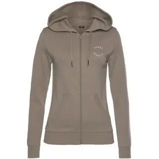 H.I.S. H.I.S Kapuzensweatjacke Damen camelfarben Gr.32/34