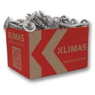 Klimas Tellerkopfschraube 8x160 Tellerkopf hell verz.TX40 KLIMAS