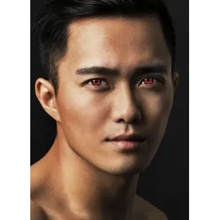 aricona Farbige Sharingan Kontaktlinsen Cosplay Halloween Naruto Manga Anime,