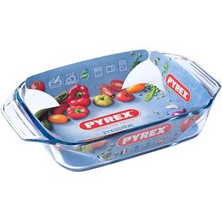 Pyrex 407B000 Bräter rechteckig 31x20x6,2cm, klar