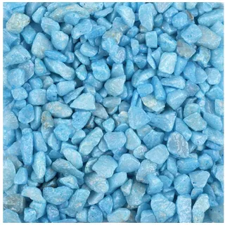 Eurosand Dekokies Dekosteine 5-8mm. Farbsteine, Dekokies, bunte Steine. 1kg blau