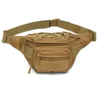 NILS CAMP Bauchtasche Taktische Tasche Hüfttasche Gürteltasche braun
