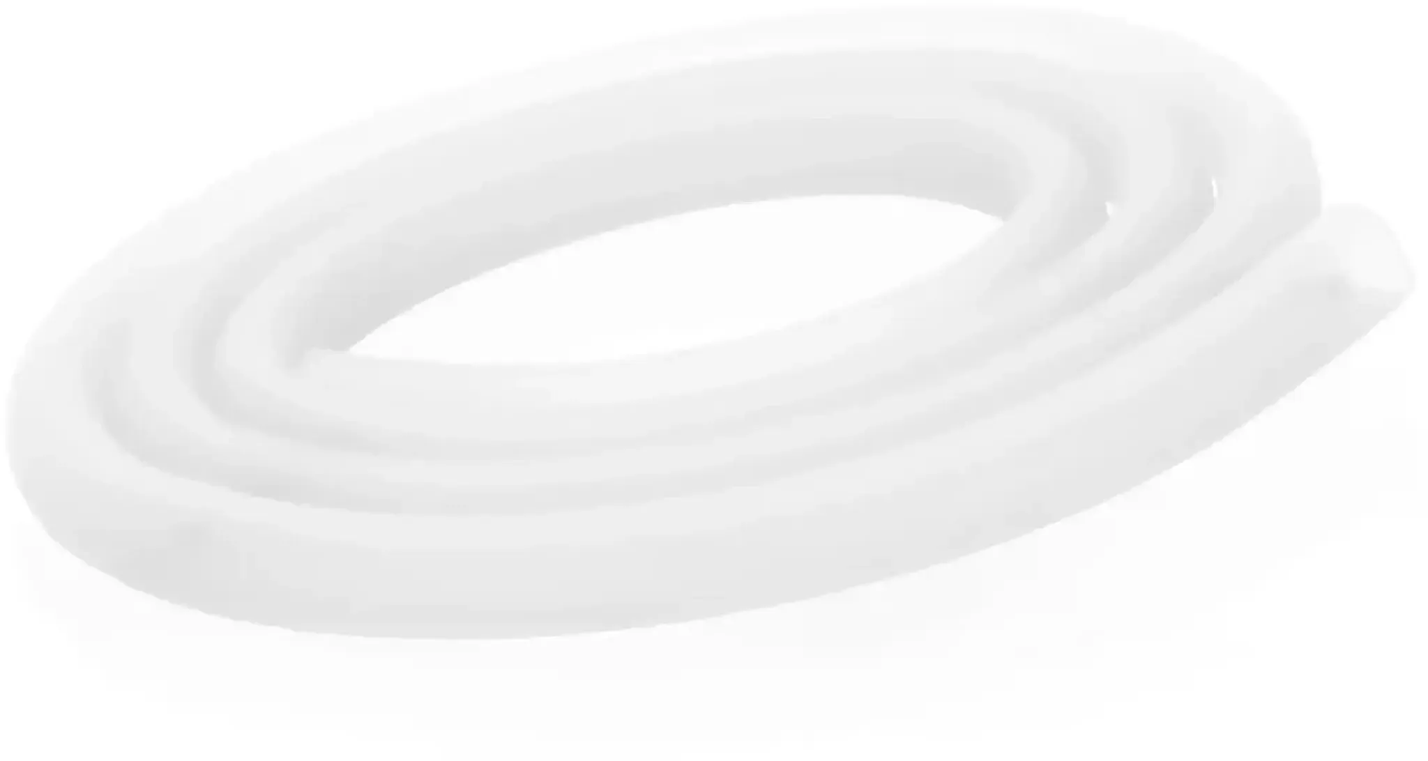 Silikonschlauch Soft Touch Matt (Transparent)