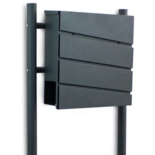 BITUXX MS-18445 Anthrazit inkl. Zeitungsfach