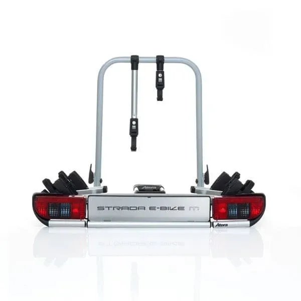 Atera 022686 PKW Fahrradträger Strada E-Bike, Auto-Kupplungsträger mit Rückleuchten - für 2 Fahrräder
