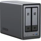 UGREEN NASync DXP2800 NAS (Diskless) 2,5 Zoll Anzahl Festplattenschächte: 2 Gray}