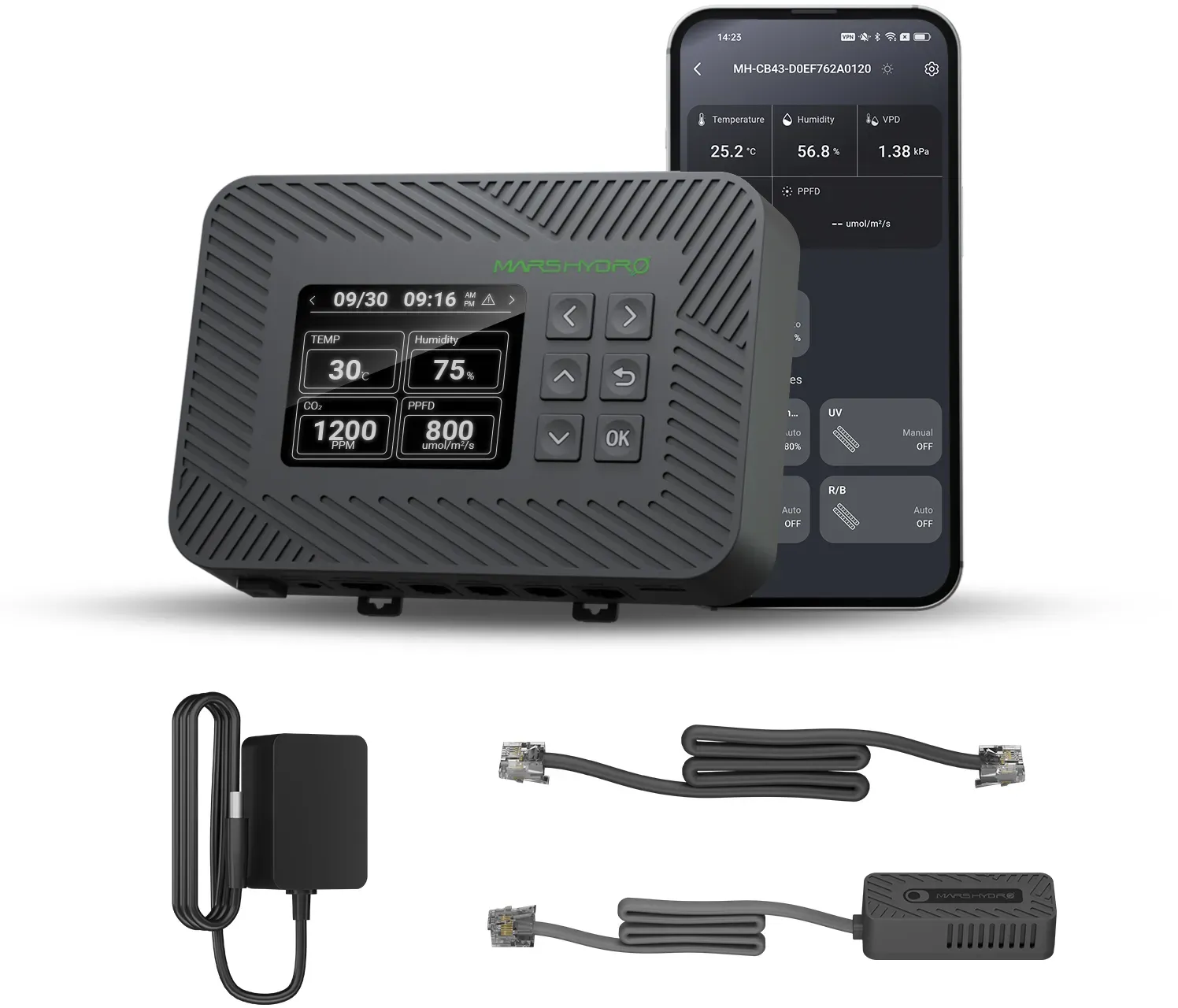 Mars Hydro Controller 43 Smart Control System mit 3 in 1 Sensor