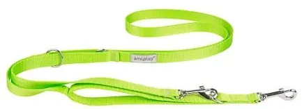 Amiplay 7in1 verstellbare Leine Samba S Grün