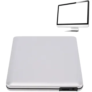 Dpofirs Externes Blu ray Laufwerk,USB3.0 6X Blu-ray CD/DVD/BD Disc Player,Aluminiumlegierung DVD/CD Brenner und Lesegerät,3D Blue Ray Movie Recorder für Laptop, Desktop und All in One