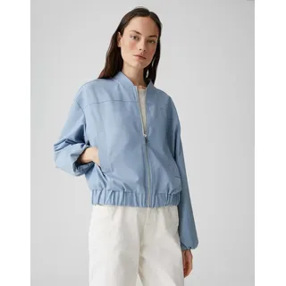 Opus Damen Jacke | Sommerblouson Jelen mit dekorativen Ballonärmeln Oxford Blue, 42 - 42