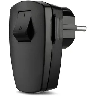 REV Ritter REV 0512102555 Schutzkontaktstecker Kunststoff mit Schalter 250 V Schwarz