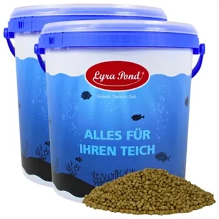 Lyra Pet 2 x 10 Liter Lyra Pond® Pond Koi Beauty Pellets Staple im Eimer