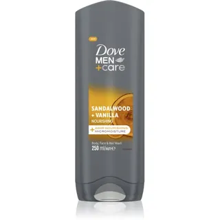 Dove Men+Care Sandalwood&Vanilla Duschgel 3in1 für Herren 250 ml