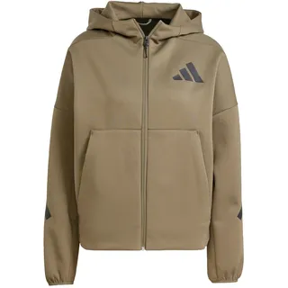 adidas Z.N.E. Reißverschlusspullover Olive Strata S