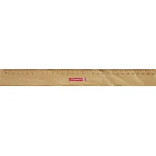 Brunnen Lineal Holz 30 cm