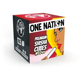 ONE NATION | 10 KG | Shisha Kohle Naturkohle aus 100% Kokosnuss - 1,5-2 Std. Brenndauer | starke Hitze | kein Eigengeschmack