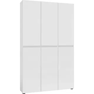 INOSIGN Mister 120 x 200 x 34 cm weiß / weiß hochglänzend