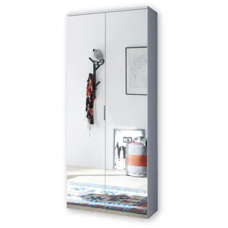 Stella Trading Lincoln 80 x 190 x 35 cm 11 Fächer / weiß