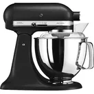 KITCHENAID 5KSM175PSEBK Artisan Küchenmaschine Gusseisen Schwarz (Rührschüsselkapazität: 4,8 l, 300 Watt)