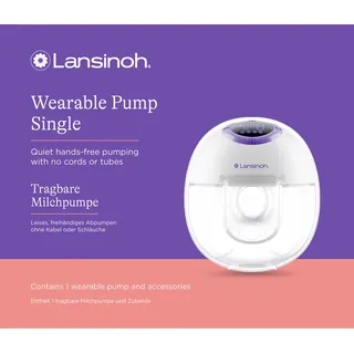 Lansinoh tragbare Milchpumpe handsfree